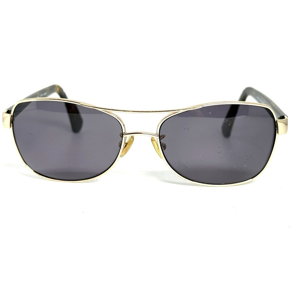 Coach HC 7054 L129 Polarized Sunglasses Light Gold Dark Tortoise 56-16-135